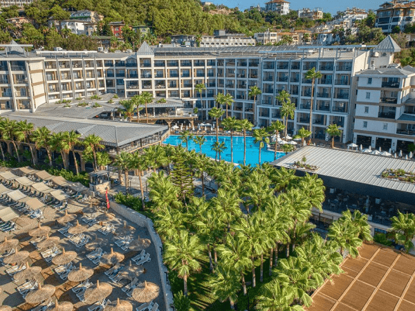Nejlepší hotely v Turecku: Seven Seas Palmeras Bay a dovolená v zátoce plné palem